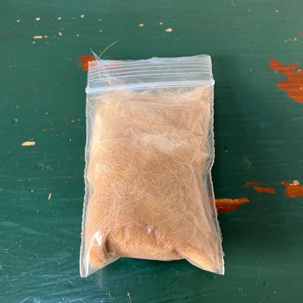 Naturally Shed Orange Cat Hair